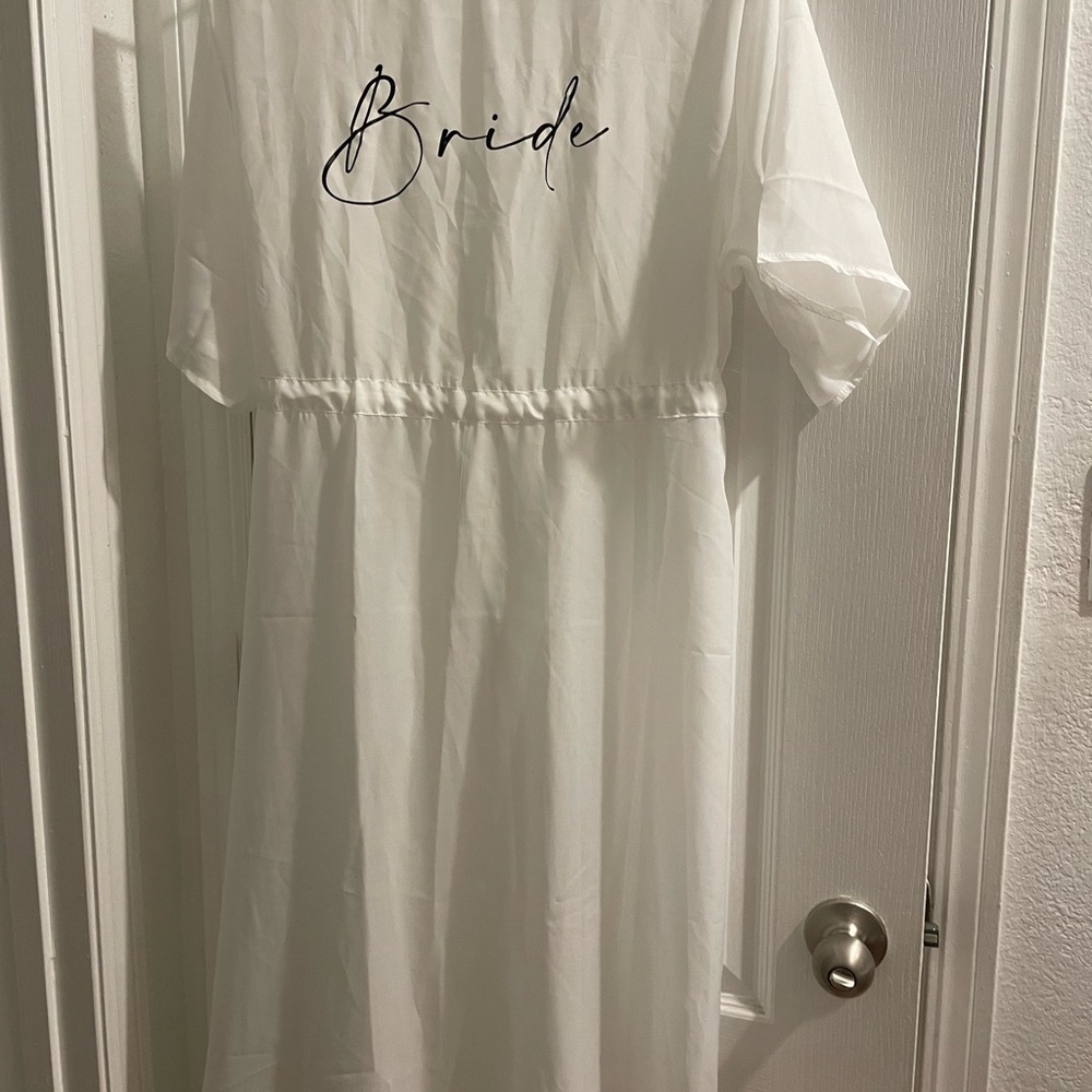 White Bride Robe